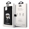 Karl Lagerfeld Liquid Silicone Ikonik NFT Zadní Kryt pro iPhone 15 Plus Black3