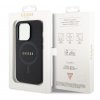 Guess PU Saffiano MagSafe Zadní Kryt pro iPhone 15 Pro Max Black2