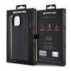 AMG PC:TPU Carbon Effect and Leather Stripe Magsafe Zadní Kryt pro iPhone 15 Black2
