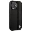 BMW Signature Leather Big Logo Zadní Kryt pro iPhone 14 Pro Max Black1