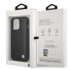 BMW Signature Leather Big Logo Zadní Kryt pro iPhone 14 Pro Max Black2