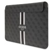 Guess PU 4G Printed Stripes Computer Sleeve 13:14%22 Black1