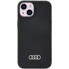 Audi Silicone Zadní Kryt pro iPhone 14 Black