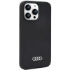 Audi Silicone Zadní Kryt pro iPhone 14 Pro Max Black1