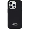 Audi Silicone Zadní Kryt pro iPhone 14 Pro Max Black