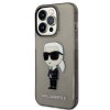 Karl Lagerfeld IML Ikonik NFT Zadní Kryt pro iPhone 14 Pro Black