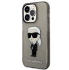 Karl Lagerfeld IML Ikonik NFT Zadní Kryt pro iPhone 14 Pro Max Black