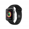 Apple Watch Series 3 42mm Space Gray Aluminium Case with Black Sport Band 2017 "B GRADE"