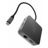 Dokovací stanice HUB USB-C Green Cell 6in1 (USB 3.0 HDMI Ethernet USB-C) pro Apple MacBook