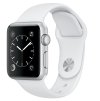 Apple Watch 38mm Silver Aluminium Case with White Sport Band