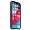Kryt na mobil Apple Silicone Case pro iPhone XS Max - půlnočně modrý 3