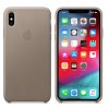 Kryt na mobil Apple Leather Case pro iPhone Xs Max - kouřový 2