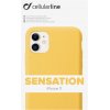 Kryt na mobil CellularLine SENSATION na Apple iPhone 11 žlutý