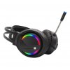 Herní sluchátka Moveteck CT019 - RGB - černá