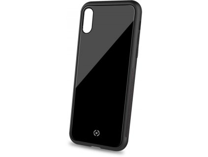 CELLY Diamond z tvrzeného skla a TPU pro Apple iPhone X : Xs, černá2