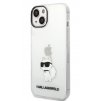 Karl Lagerfeld IML Choupette NFT Zadní Kryt pro iPhone 14 Transparent