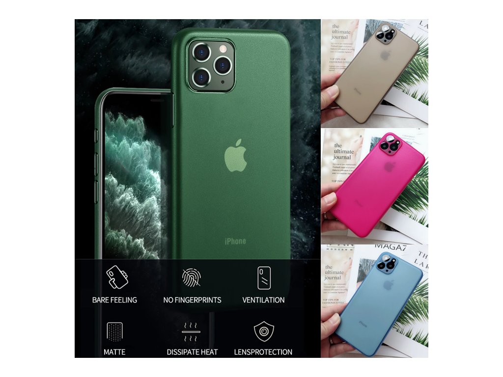 Ultra tenký transparent kryt pro Apple iPhone 12 Pro Max - iPhonek.cz