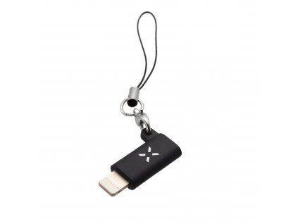 Fixed Redukce Link pro nabíjení a datový přenos z microUSB na Lightning, černá