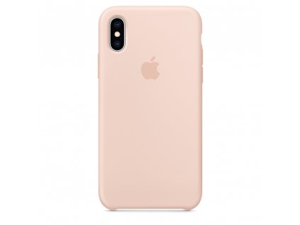 Apple silikonový kryt pro Apple iPhone XR, Pískově růžový