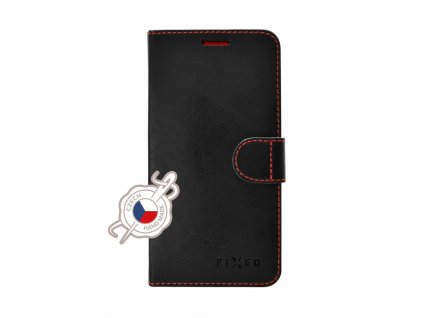 Pouzdro typu kniha FIXED FIT pre Apple iPhone 13 Pro, čierne