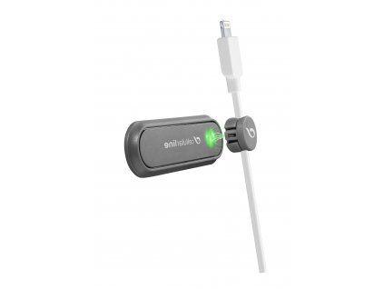 Cellularline Magnetický držák kabelu Cable Manager, 2 x magnetický klip, černý