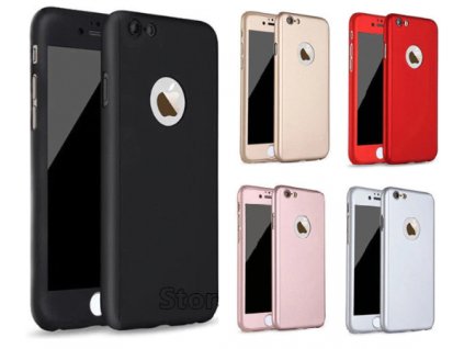 Full protection 360° kryt + tvrzené sklo pro Apple iPhone 6/6S