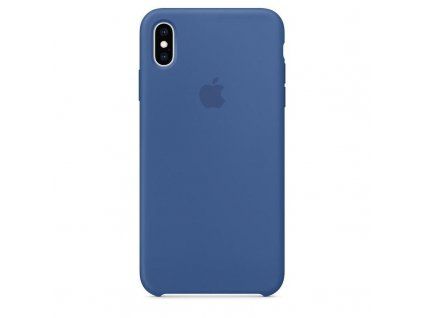 Apple silikonový kryt pro iPhone X/XS, modrý (Delft blue)