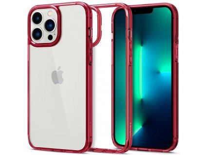 spigen ultra hybrid iphone 13 pro red crystal