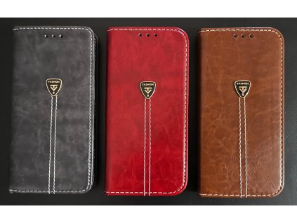 Leather fashion knižkové pouzdro pre Apple iPhone 13 Pro Max