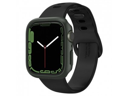 spigen thin fit apple watch 7 45mm military green