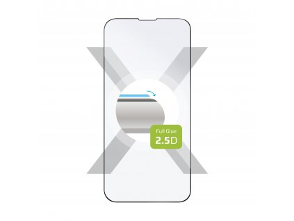 Ochranné tvrdené sklo FIXED Full-Cover pre Apple iPhone 14 Pro Max, priľnavé na celý displej, čierne