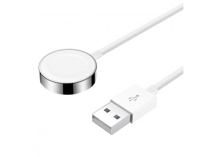 inductive charger to apple watch joyroom with cable usb 12 m s iw001s white