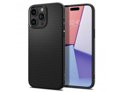 Spigen Kryt Liquid Air pro iPhone 15 Pro Matte Black