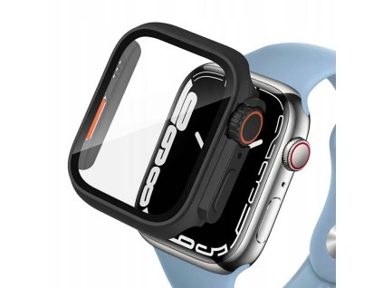 eng pl Case APPLE WATCH 7 8 45MM Tech Protect Defense360 pomaranczowo black 104284 1 2