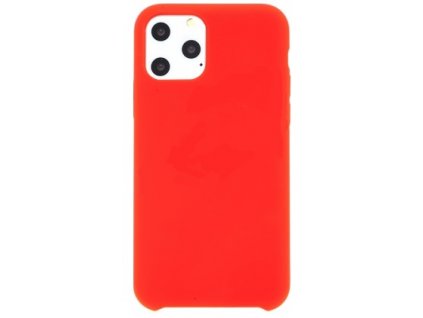 kryt pro apple iphone xi gumovy prijemny na dotek cerveny