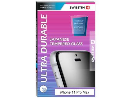 Swissten Tvrzené sklo ultra durable pro iPhone 11 Pro Max