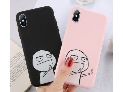 Middle finger funny kryt pro iPhone 11 Pro