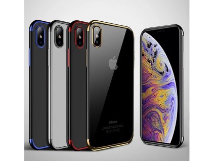 Electro Plating silikónový kryt pre Apple iPhone XS Max