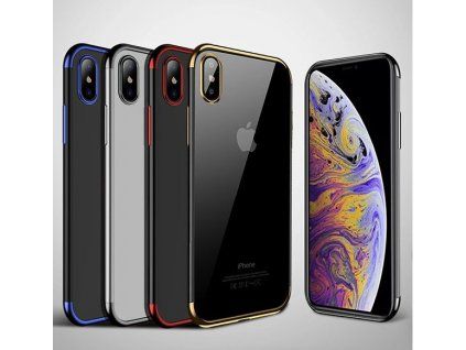 Electro Plating silikonový kryt pro iPhone XS Max