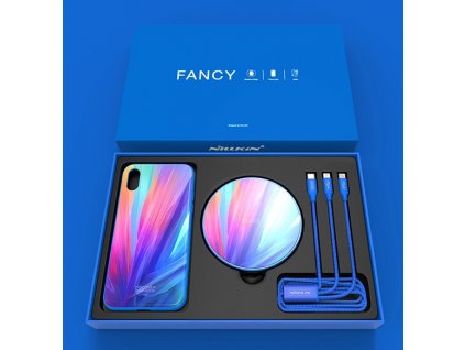 Nillkin fancy set pre Apple iPhone XS Max modrá