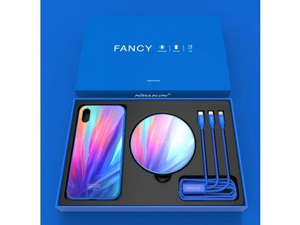 Nillkin fancy set pro iPhone XS Max modrá