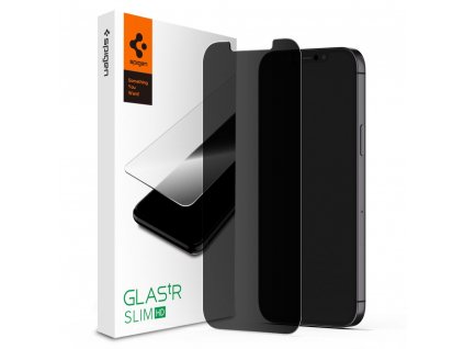 tempered glass spigen glasstr iphone 12 12 pro privacy