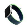 Fixed Nylonový řemínek Nylon Strap pro Watch 42mm/41mm/ 40mm/ 38mm, neonově modrý