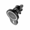 Držák s bezdrátovým nabíjením FIXED MagClick s podporou uchycení MagSafe, 15W,  černý