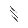 Fixed Plochý audio AUX kabel s konektory 2 x 3,5 mm jack, černý