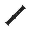 Fixed Set silikonových řemínků Silicone Strap pro Watch 38/40/41/42 mm, černý