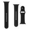 Fixed Set silikonových řemínků Silicone Strap pro Watch 38/40/41/42 mm, černý