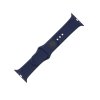 Set silikónových remienkov FIXED Silicone Strap pre Apple Watch 38/40/41/42 mm, modrý