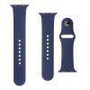 Fixed Set silikonových řemínků Silicone Strap pro Watch 38/40/41/42 mm, modrý