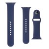 Set silikónových remienkov FIXED Silicone Strap pre Apple Watch 42 mm/44 mm/45 mm/46 mm/49 mm, modrý